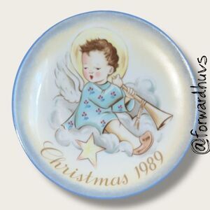 1989 Berta Hummel Collector Plate – “Angelic Musician” - No Box